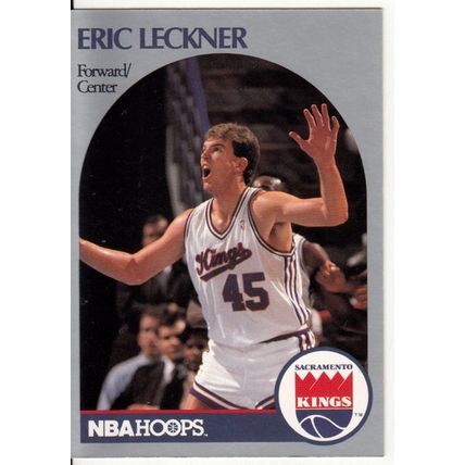 1990-91 Hoops Eric Leckner basketball card #429 - Kings