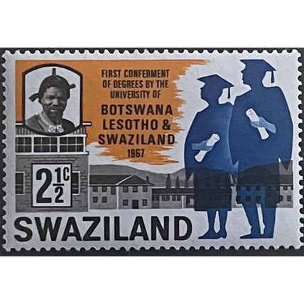 Swaziland QEII 1967 University UBLS Degree 2½c Mounted Mint MM SG 128 stamp
