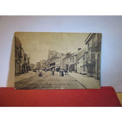 HORSE & GROOM INN, BOUTPORT STREET, BARNSTAPLE, DEVON used postcard 1915 pm =