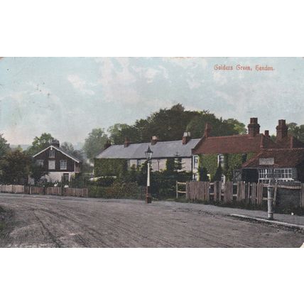 E272 HENDON - GOLDERS GREEN . PRINTED POSTCARD