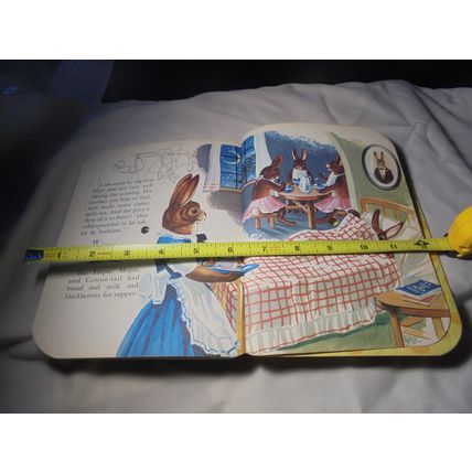 1955 Magic Talking Book: The Tale of Peter Rabbit! The Record IS the Book! $20.0