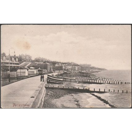 Felixstowe from the Pier, Suffolk, 1904 - Frith's Postcard