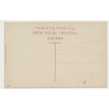 El Hierro Canary Islands Map early 20th C. PC Spain Nobrega 3705