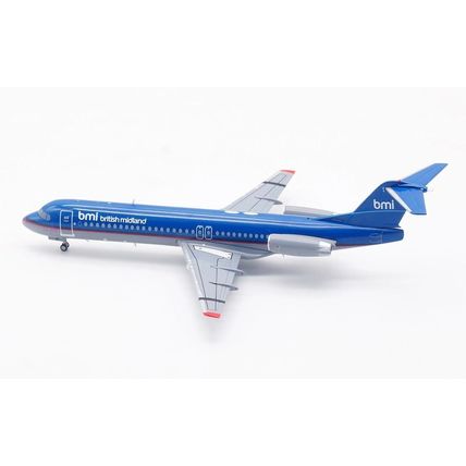 FOKKER 100 BRITISH MIDLAND REG: G-BXWF W/S - JCWINGS XX20303 1/200 - PRE ORDER