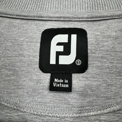 Footjoy Golf Pullover Jacket Mens Small Gray Quarter Zip Activewear Outdoor
