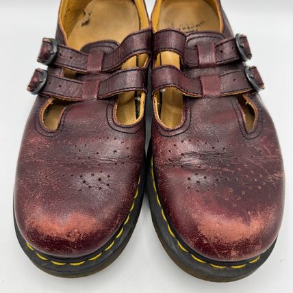 Vintage Dr. Martens Mary Jane UK 9 US 10 EU 43 Grunge Y2K Rare Toe Scuff Strap