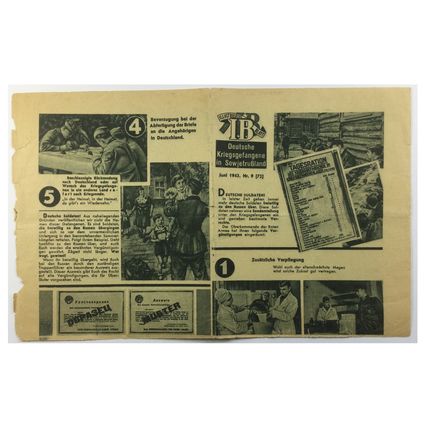 Original WW2 Russian/Soviet Air Drop Leaflet. - Code 2586. - 1943.