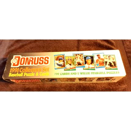 Donruss 1991 Baseball Cards opened Box 792 Cards W/2 Willie Stargell Puzzle