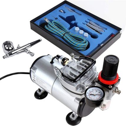 TIMBERTECH Airbrush Kit with Compressor, Multi-Purpose Airbrush Compressor Set,