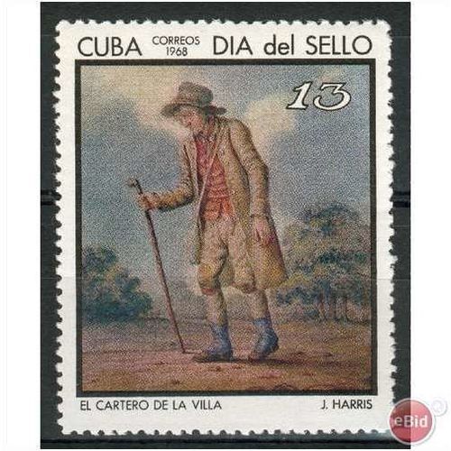 Cuba stamps 1968 - SG 1575 - 13c The Village Postman (after J. Harris) MNH