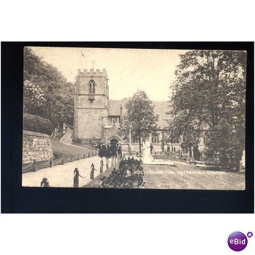Staffordshire WOLVERHAMPTON Tettenhall Church Postcard by Tuck (2137)