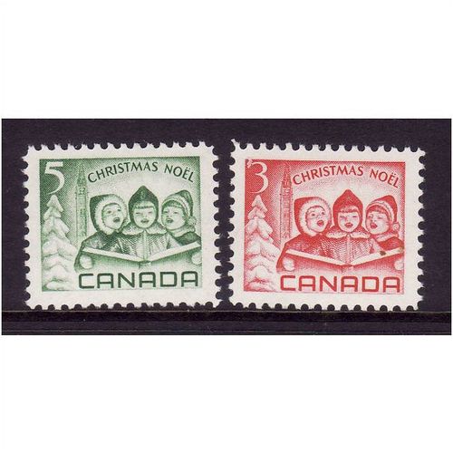 CANADA 1967 CHRISTMAS SG618/619 SET 2 VALS U/M MINT #2