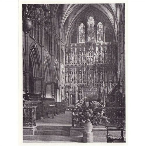 Promotion Print SOUTHWARK Cathedral London Church Bishop Lancelot Andrewe