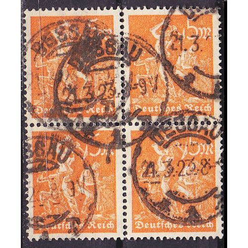 GERMANY REICH [1922] MiNr 0238 ( O/used ) [02] 4er
