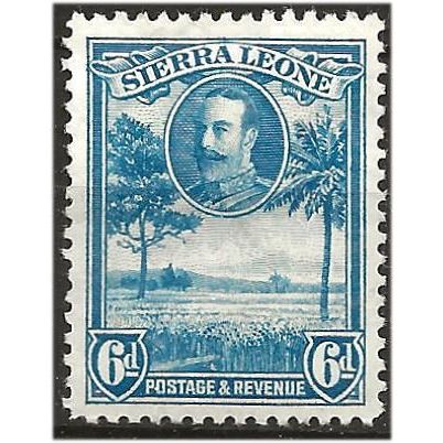 Sierra Leone 1932 SG162 6d Light Blue Mounted Mint . .. .
