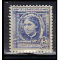 862 5c Louisa Alcott Fine MNH KA2427