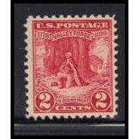 645 2c Valley Forge Fine MNH O1014