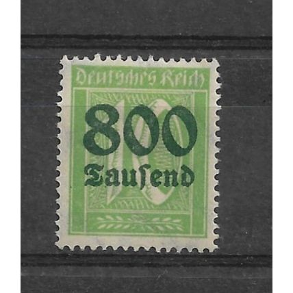 Germany.SG295 800T on 10pf Green.Mounted Mint.Nov21