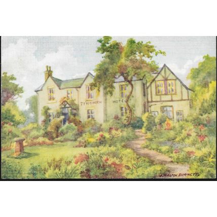 Llangollen, Denbighshire - Ty'n-y-Wern Hotel - postcard - Walton Burnett c.1960s
