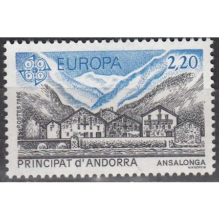 Andorre Français 1986 Michel 369 Neuf ** Cote (2008) 4.00 € Europa CEPT Hameau
