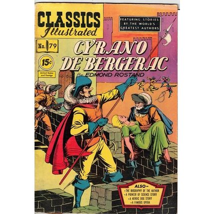 CLASSICS ILLUSTRATED ' CYRANO DE BERGERAC ' # 79 (1951)