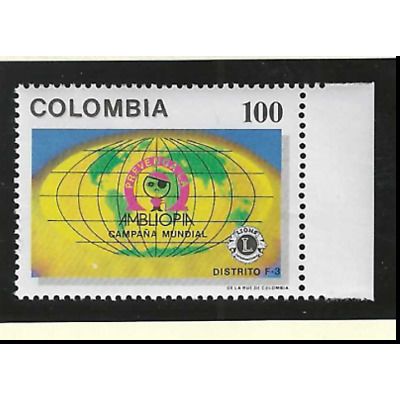 Colombia Stamp Scott #1070, Used
