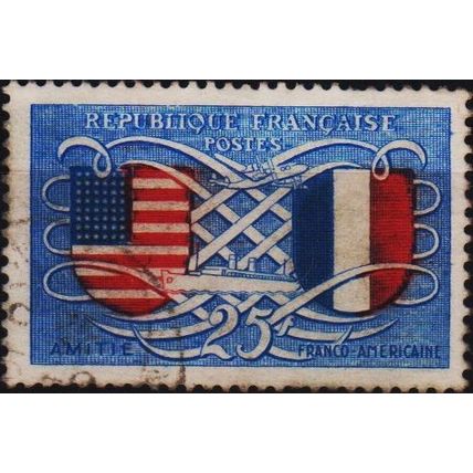 France. 1949 25f S.G.1066 Used