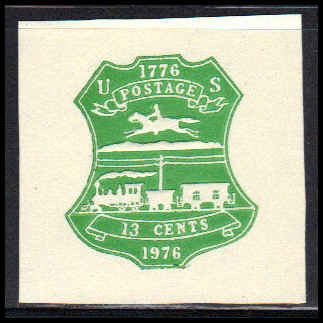 U582 Mint Very Fine Cut Square Z2941