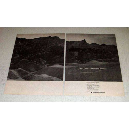 1968 Cummins Diesel Engines Ad - Death Valley