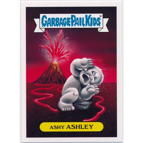 GPK Adam-Geddon Natural Disasters Sticker 13b Ashy Ashley
