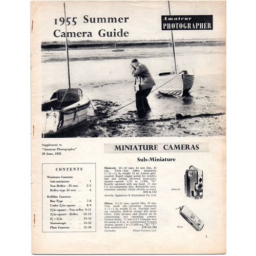 Amateur Photographer Supplement 1955 Summer Camera Guide