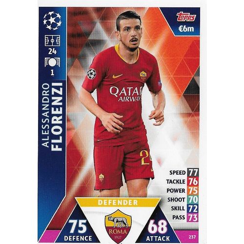 Match Attax Champions League 2018-19: AS Roma - Defender: Florenzi