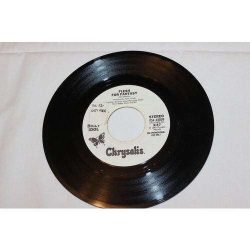 Billy Idol Promo 45-FLESH FOR FANTASY STEREO