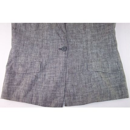 NWT Style & Co. Collection Black/White Lined Linen Blazer, Size 12, $75