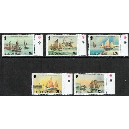 Isle of Man 1981 Centenary of Mission to Deep Sea Fishermen set 5v SG190-194 UM