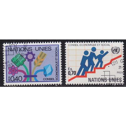 UNO Genf Geneva Genève [1981] MiNr 0097-98 ( O/used )