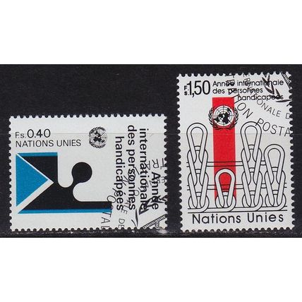 UNO Genf Geneva Genève [1980] MiNr 0094-95 ( O/used )