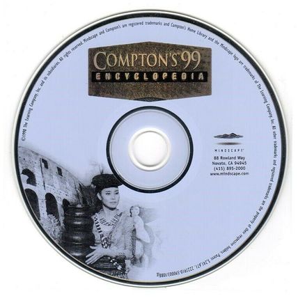 Compton's 99 Encyclopedia (PC-CD-ROM, 1998) for Windows 95/98 - NEW CD in SLEEVE