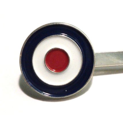 Girls Roundel Target Hairpin Lady MOD Metal Female Scooterist Enamel Hair Clip