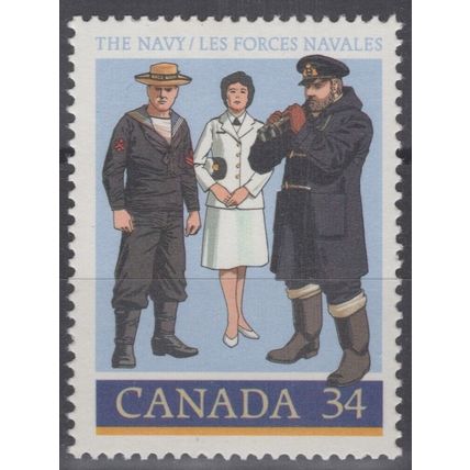 ZAYIX - 1985 Canada 1075 MNH - 75th Anniversary of the Navy - 060222S176M