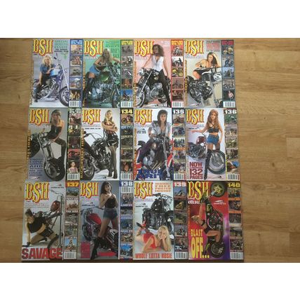 12 BSH Motorcycle Mags 1995