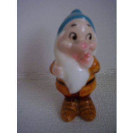 Vintage 1950's Snow White Dwarfs Bashful Figurine Walt Disney Productions Japan