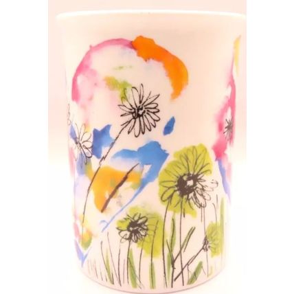 Hearts & Flowers Mug Bone China 10 CM Gift Microwave Dishwasher Proof Ceramic