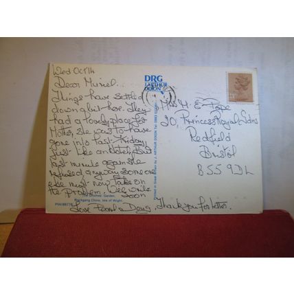 THE GNOMES GARDEN, BLACKGANG CHINE, ISLE OF WIGHT used postcard by DRG =