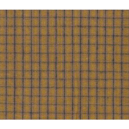 Vintage Moda Flannel Fabric, gold check, 19 1/2" x 21 1/2" [id:8]