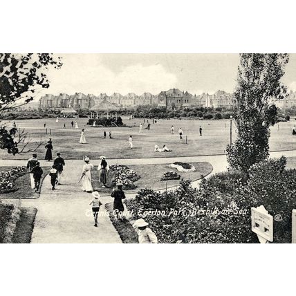 Tennis Court Egerton Park Bexhill On Sea Sussex Mint Old Postcard