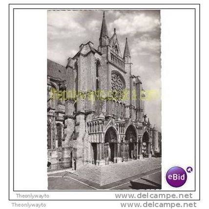 CHARTRES, LA CATHEDRALE, PORTAIL SUD, FRANCE, Postcard
