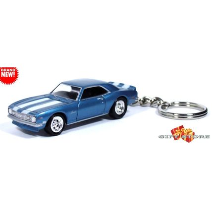 HTF KEYCHAIN 67/68/69 BLUE CHEVY CAMARO SS CUSTOM Ltd EDITION GREAT GIFT