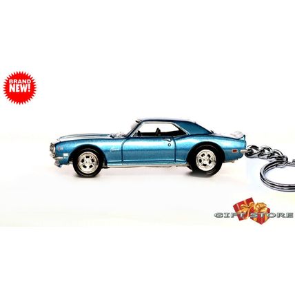HTF KEYCHAIN 67/68/69 BLUE CHEVY CAMARO SS CUSTOM Ltd EDITION GREAT GIFT