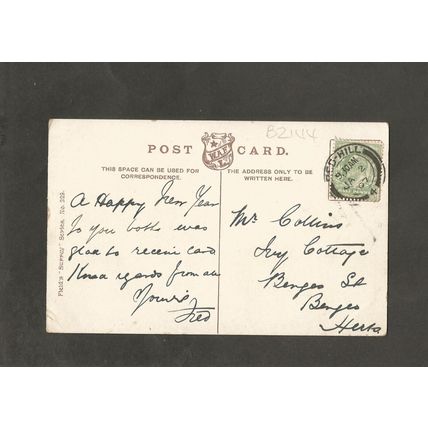 Postcard Surrey Reigate Suspension Bridge 1907